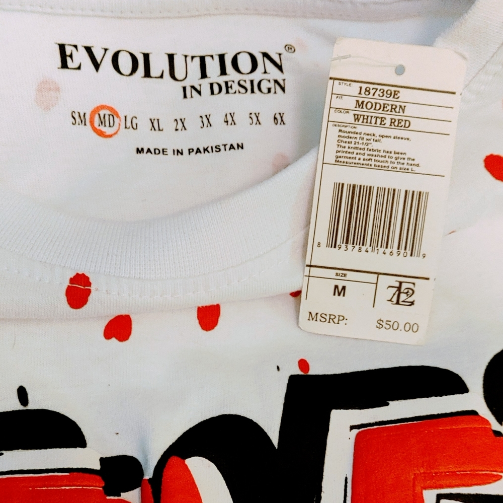 Evolution In Design- Never Fold Men's Tee - Picture 2 of 3